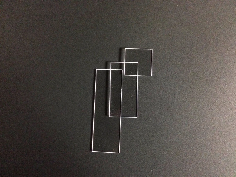 Fused Quartz Microscope Slide, 1"*1"*1mm, optical grade, #FQ-S-001, Pack of 10
