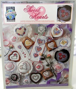 True Colors Sweet Hearts counted Cross Stitch Pattern - Picture 1 of 4
