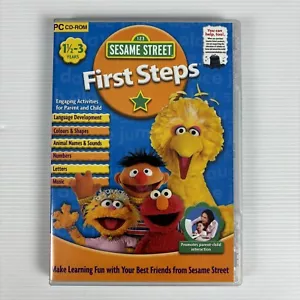Sesame Street First Steps PC CD-ROM 1-3 Years 2007 Free Tracked Postage - Picture 1 of 4