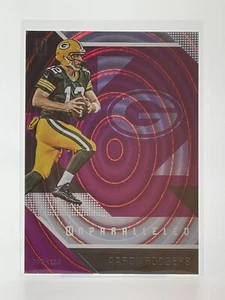 2016 Panini Unparalleled Purple Ovals Card #121 Aaron Rodgers Green Bay Packers - Picture 1 of 2