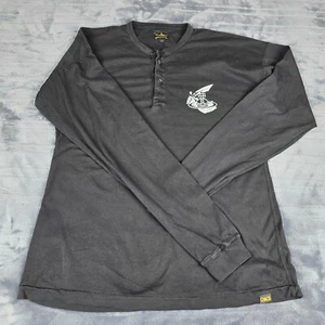 VIvienne Westwood Shirt Large Black Grandad Cutlass Arm Logo Long Sleeve Top - Picture 1 of 11