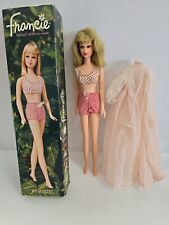 Vintage 1965 Mattel Francie Modern Cousin Barbie Doll 1140 W/box and Extra