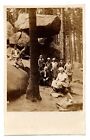 RPPC POSTCARD 1917 FAMILY OUT BOULDERING IN HARZ. GERMANY MOUSETRAP