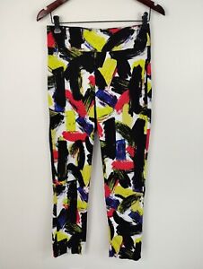 Joseph Ribkoff Abstract Pull On Casual Pants Women's Size 8 Stretch