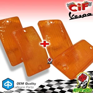 KIT GEMME FRECCE ANTERIORI + POSTERIORI ARANCIO ARANCIONI VESPA PK 50 XL HP - Imagen 1 de 1