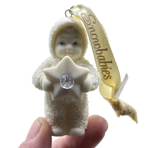 Dept 56 Snowbabies Snow Baby Ornament Swarovski Crystal Starshine  New - Picture 1 of 1