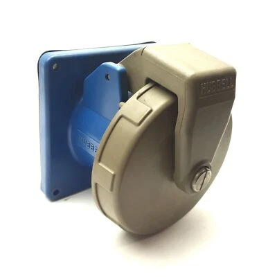 HUBBELL 560R9W Female Receptacle 4-Pole 60A 3-Phase WYE 120/208VAC - Image 1 of 4