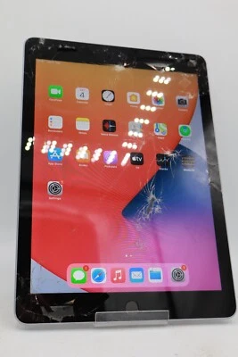 Apple iPad 6.Gen 2018 32GB WiFi  Wlan Space Grau A1893 Displayschaden #5217 - Bild 1 von 4