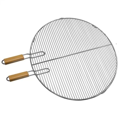 Edelstahl Grillrost Grillgitter Gussrost Grillaufsatz Rost rechteckig rund - Bild 1 von 4