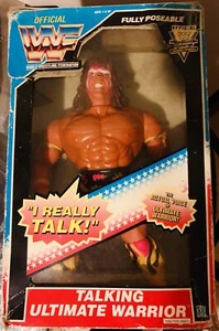WWE WWF Ultimate Warrior Talking 12” Action Figure 1990 Hasbro Sealed Rare! - Picture 1 of 4