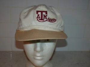 Cappello berretto vintage Town Talk Texas A&M Aggies Snapback camionista corda made in USA - Foto 1 di 6