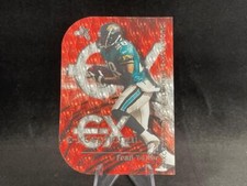 2000 FLEER E-X NFL FOOTBALL FRED TAYLOR #14 E-XCEPTIONAL RED DIE-CUT JAGUARS