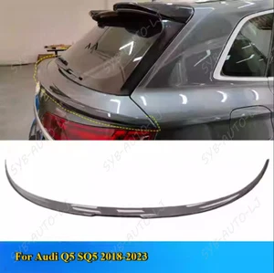 Alerón trasero central de carbono real para Audi Q5 SQ5 2018-2023 alerón labio trasero trasero - Imagen 1 de 6