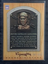 2012 Cooperstown GROVER CLEVELAND ALEXANDER /599 BRONZE HISTORY HOF