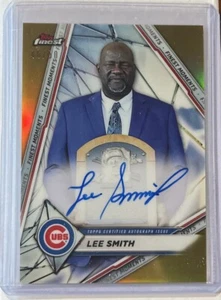2022 Topps Finest LEE SMITH Finest Moments ORO rifrattore su carta auto #46/50 - Foto 1 di 2