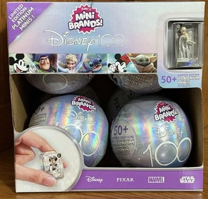 Disney 100 Zuru Mini Marcas Platino Elsa Frozen Caja De 8 Bolas 2023 Nuevo Precintado - Imagen 1 de 3