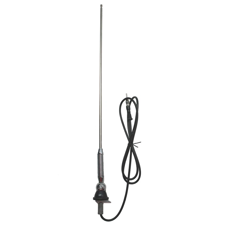 HARMONY ACCESSORY MASTER Harmony Audio HA-44US13 Side or Top Mount Ball Replacement 53" Antenna Universal