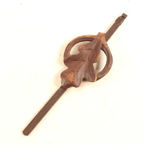 Cuckoo Clock Pendulum Wood 7-3/16 Inches Long - XC1051 - Picture 1 of 2