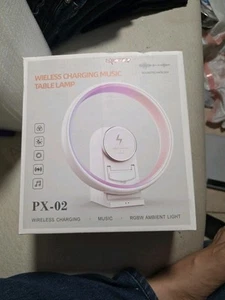 Px-02 Bezprzewodowe ładowanie Muzyka Lampa stołowa - Zdjęcie 1 z 4