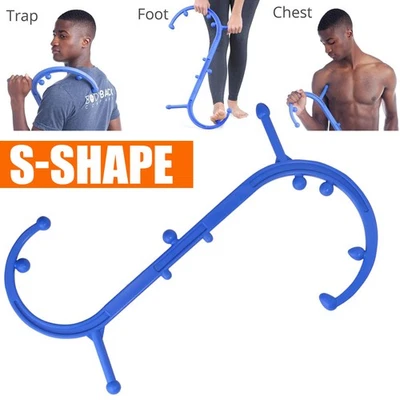 Trigger Point Massage Tool Self Massager Massage Cane Hook Muscle Knot Remover - Image 1 of 4