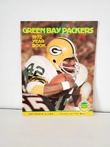 Green Bay Packers "1972 Yearbook" Magazine, (John Brockington Cover) Bart Starr - Picture 1 of 6