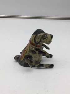 Vintage Marx "Flipo" The Jumping Dog" Blech Litho Aufziehspielzeug - 1940er mit Schlüssel - Bild 1 von 6