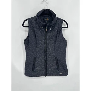 Kerrits Reitweste mit Pferdeprint Steppung Gr. Small schwarz - Bild 1 von 7