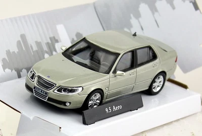 CARARAMA & HONGWELL Saab 9-5 Aero beige 1:43 Cararama Modellauto