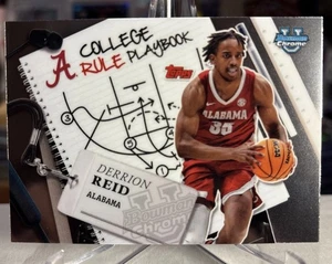 Derrion Reid 2024-25 Bowman University Chrome Playbook Alabama RC ⭐️ MINT GEM? - Picture 1 of 3