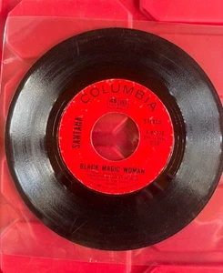 Santana 45 Rpm Black Magic Woman/ Hope You're Feeling Better Columbia 1970 - Picture 1 of 4