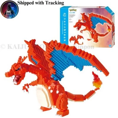 Kawada Nanoblock Pokemon Charizard DX NBPM_080 Building Toy Japan Exclusive - Image 1 of 4
