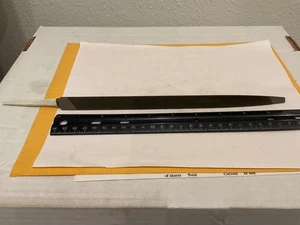 New Heller 10" Slim Taper File (Triangle), Smooth Cut - Picture 1 of 4