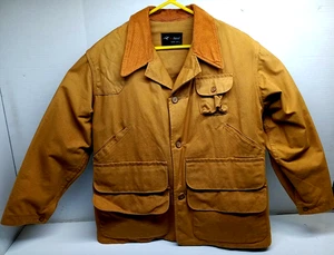 Vintage Redhead Bone-Dry Canvas Hunting Jacket Corduroy Collar Tan/Brown  VGC - Picture 1 of 11