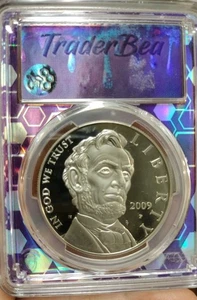 2009-P Abraham Lincoln Silver Dollar PCGS MS 6 9. Beautiful Coin. - Picture 1 of 5
