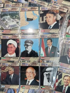 (RAR) 1991 Desert Storm Complete Pro Set Cards Set, 1-250, Plastic Sleeve, Mint - Bild 1 von 20