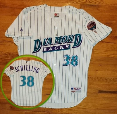 *De colección* Camiseta deportiva de béisbol RAWLINGS ARIZONA Diamondbacks CHILLING AUTÉNTICA 48 Foto 1 de 4