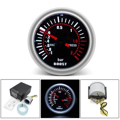 Boost BAR Gauge Car Accessories Racing Car Upgrade Easy Installation Guide - Image 1 of 4