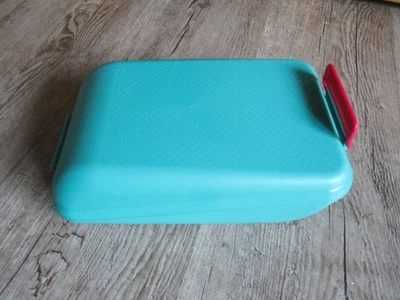 Tupperware Vesperbox  Brotdose  Türkis Picknic Tupperdose Lunchbox - Bild 1 von 4