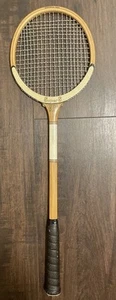 VINTAGE SUPER S VIP WOOD SQUASH RACQUET - Picture 1 of 6