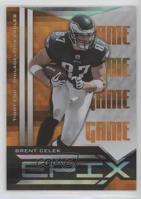 2010 Panini Epix Epix Game Orange Brent Celek #92 - Image 1 of 2