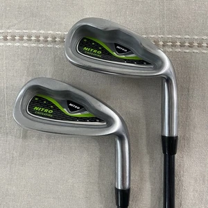 Nitro Crossfire Golf Club Irons for Juniors Kids 7 & 9 RH Graphite Shaft Jr Flex - Picture 1 of 18