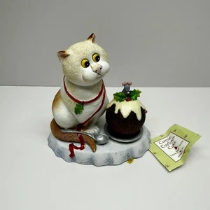 Comic Neugierige Katzen Orange Katze Weihnachten Urlaub Bäcker Geschenk Kuchen - Bild 1 von 9