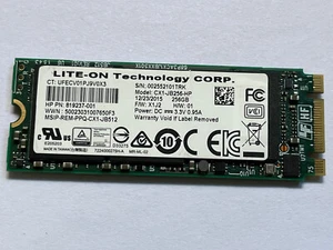 LITE-ON CX1-JB256-HP 256GB SSD M.2 2260 256GB PCIe NVMe for HP Zbook G2 Laptop - Picture 1 of 5