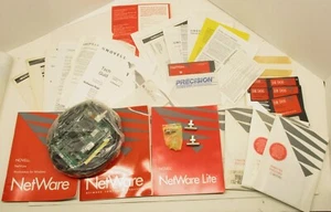 Vintage 1992-88 Novell Netware Lite V1.1 & DRDOS 6, NICs Hardware & Software Set - Picture 1 of 22