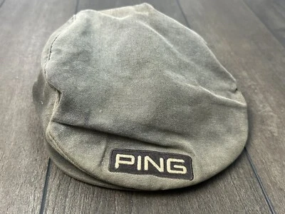 Chapéu de golfe Ping Pingman Newsboy/Cabby/Hera feito nos EUA tamanho médio VERDE - Imagem 1 de 4