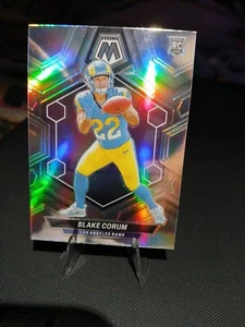 2024 Panini Mosaic Football Blake Corum Rookie RC Silver Prizm LA Rams - Picture 1 of 2