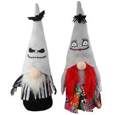 2 pcs Black and White Halloween Smiling Face Doll Decoration  Room