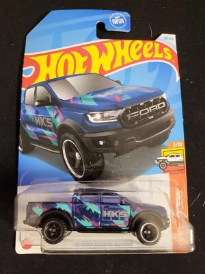 Ford Ranger Raptor 2024 Hot Wheels #43 HW Hot Trucks 2/10 '19 azul casi como nuevo Foto 1 de 2