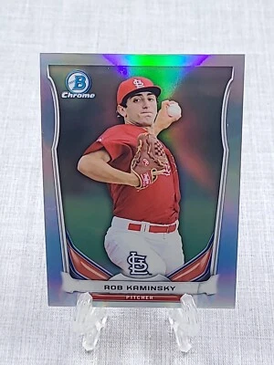 2014 Rob Kaminsky Bowman Chrome Draft Picks #CTP-52 Silver Refractor - Image 1 of 2