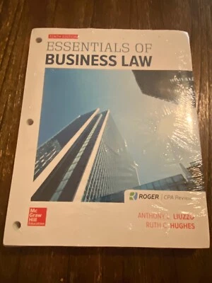 Essentials of Business Law 10th Edition Liuzzo Hughes Looseleaf in Binder - Image 1 of 2